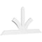 Ekena Millwork Richland Architectural Grade PVC Gable Bracket, 84"W x 38 1/2"H x 2"D x 6"F, 11/12 Pitch GBP084X39X0206RIC00 - alternate 1